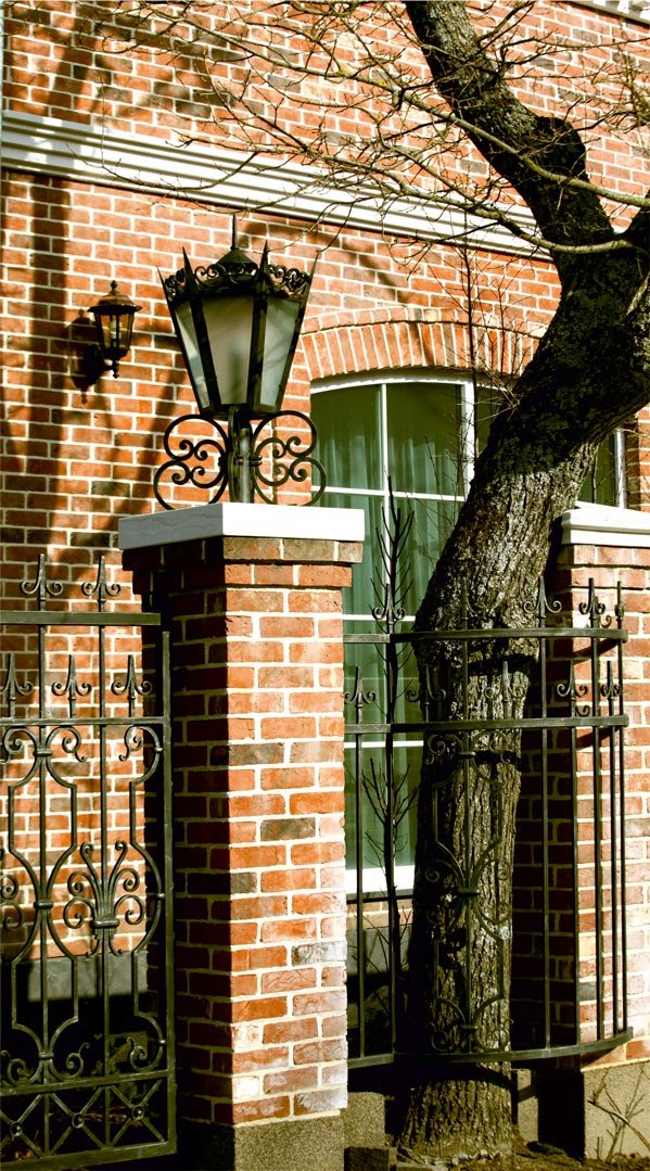 GATES, FENCE AND LIGHTS.